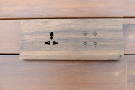 Smart Node Wooden Finish Touch Panel